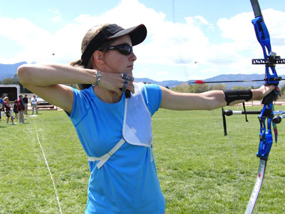 LaNola at the Olympic training center